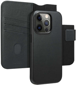 Accezz iPhone 14 Pro - Leather Bookcase 2-in-1 MagSafe - Zwart