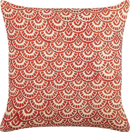 RHUS - Sierkussen set van 2 - Rood - 45 x 45 cm - Katoen