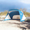 vidaXL - Strandtent - 274x178x170/148 - cm - 185T - polyester - azuurblauw