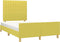 vidaXL - Bedframe - zonder - matras - 120x200 - cm - stof - groen
