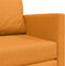 vidaXL - Vloersofa - Bed - 2-in-1 - Donkergeel - 124x71x78 - cm - Stof