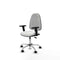 Piqueras y Crespo B2D05RN - Bureaustoel - Verstelbare hoogte met armleuning - Wit