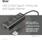Club 3D - USB 3.2 Gen1 Type-A Hub - 3 Poorten met Gigabit Ethernet - Zwart