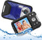 Waterdichte digitale camera voor kinderen, 16 MP Full HD 1080P, 8-voudige digitale zoom, onderwatercamera voor jongeren/beginners