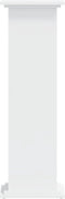 vidaXL - Plantenstandaard - 33x33x100 - cm - bewerkt - hout - wit