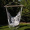 Hangstoel - grijs - Nu met 2 gratis kussens! - Geschikt voor binnen & buiten - Hang stoel - hangmat - 130 x 100 x 90 cm - Max 150KG