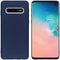 iMoshion Hoesje Geschikt voor Samsung Galaxy S10 Hoesje Siliconen - iMoshion Color Backcover - Donkerblauw