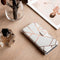iMoshion Hoesje Geschikt voor Samsung Galaxy A51 Hoesje Met Pasjeshouder - iMoshion Design Softcase Bookcase - Wit / Meerkleurig / Goud / White Graphic