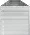 vidaXL - Plantenbak - verhoogd - 480x80x77 - cm - gegalvaniseerd - staal - zilver