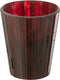 J-Line geurkaars Noa - Ruby Red - glas - rood - large - 60U