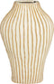 Mica Decorations Vaas Timo - 25x25x40 cm - Keramiek - Gebroken Wit