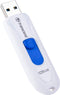 Transcend JetFlash 790 - USB-stick 32 GB - Uitschuifbaar - Wit Blauw