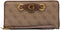 Guess Izzy SLG Small Zip Around - Ritsportemonnee - Bruin