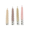 kaarsjes DKD Home Decor Tweekleurig 2 x 2 x 18,5 cm (4 Onderdelen) (4 Stuks)