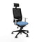 Bureaustoel met hoofdsteun Piqueras y Crespo 4B066G1 Hemelsblauw