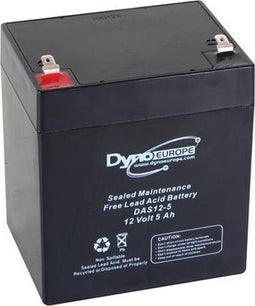 Dyno Europe Lood-Zuur accu 12V - 5 Ah - 90 x 70 x 107 mm
