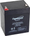 Dyno Europe Lood-Zuur accu 12V - 5 Ah - 90 x 70 x 107 mm