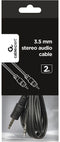 Gembird CCA-404-2M - Audiokabel 3.5mm - 200cm - Zwart