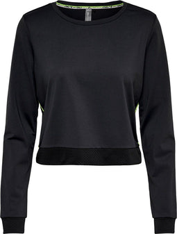 Only Play Ador - Short Sweatshirt - Maat M - Zwart