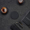 Castagnola Siliconen Onderzetters - Set van 12 - Hittebestendig en Anti Slip - Zwart (12 stuks)