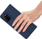 Dux Ducis - Pro Serie Slim wallet hoes - Geschikt voor Xiaomi Poco M3 - Blauw