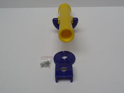 Telescoop in kunststof lengte 310 mm incl. schroeven geel