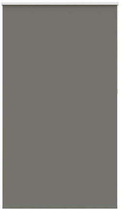 vidaXL - Rolgordijn - verduisterend - 125x230 - cm - stofbreedte - 121,6 - cm - grijs
