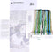 Thea Gouverneur - Borduurpakket met telpatroon - 1052A - Voorgesorteerde DMC Garens - Duinen - Aida - 20 cm x 33 cm - DIY Kit