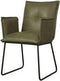 Tower Living Sidd Eetkamerstoel Seda Green Met Armleuning