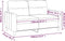 vidaXL - Tweezitsbank - 120 - cm - stof - wijnrood