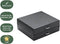 BRASQ Capsulehouder - Koffiecups houder - 2 lades - Tot 50 cups - Zwart