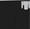 vidaXL - Bed - Hoofdbord - Zwart - Eiken - 120x1,5x80 - cm - Gegalvaniseerd - Hout