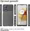 iMoshion Hoesje Geschikt voor Motorola Moto G73 Hoesje Siliconen - iMoshion Thunder Backcover - Zwart