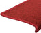 vidaXL - Trapmatten - 15 - st - 65x21x4 - cm - rood
