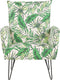 RIBE - Fauteuil - Groen - Polyester