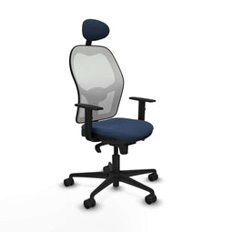 Piqueras y Crespo 1D036N1 - Bureaustoel - Hoogteverstelbaar met armleuning - Marineblauw