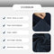 Hilvard - Bankhoes 3 zitsbanken - Stretch - Donkerblauw - Velvet - (185 - 230 cm)