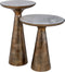 Richmond Bijzettafel Ethan 38Ø Brushed Goud