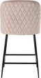 Richmond Counterstoel Pullitzer Khaki Velvet / Black (Quartz Khaki 903)