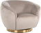 Richmond Draaifauteuil Layla khaki velvet (Quartz Khaki 903)