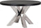 Richmond Eettafel TOP Watson Ø140 met X-leg Bodhi silver (Black)