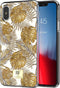 Richmond & Finch Backcover Hoesje - Geschikt voor Apple iPhone XS - Gsm case - Golden Jungle
