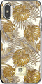 Richmond & Finch Backcover Hoesje - Geschikt voor Apple iPhone XS - Gsm case - Golden Jungle