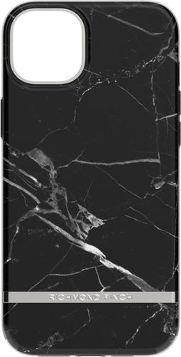 Richmond & Finch Black Marble hoesje voor iPhone 14 Plus - Zwart