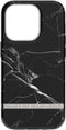 Richmond & Finch Black Marble hoesje voor iPhone 14 Pro - Zwart