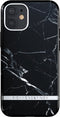 Richmond & Finch Black Marble stevig marmer hoesje voor iPhone 12 en iPhone 12 Pro - zwart
