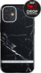 Richmond & Finch Black Marble stevig marmer hoesje voor iPhone 12 mini - zwart