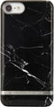 Richmond & Finch Black Marble zwart zilver iPhone 6 6s 7 8 SE 2020 SE 2022 - Zwart