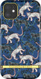 Richmond & Finch Blue Leopard stevig luipaarden hoesje voor iPhone 12 mini - blauw