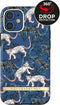 Richmond & Finch Blue Leopard stevig luipaarden hoesje voor iPhone 12 mini - blauw